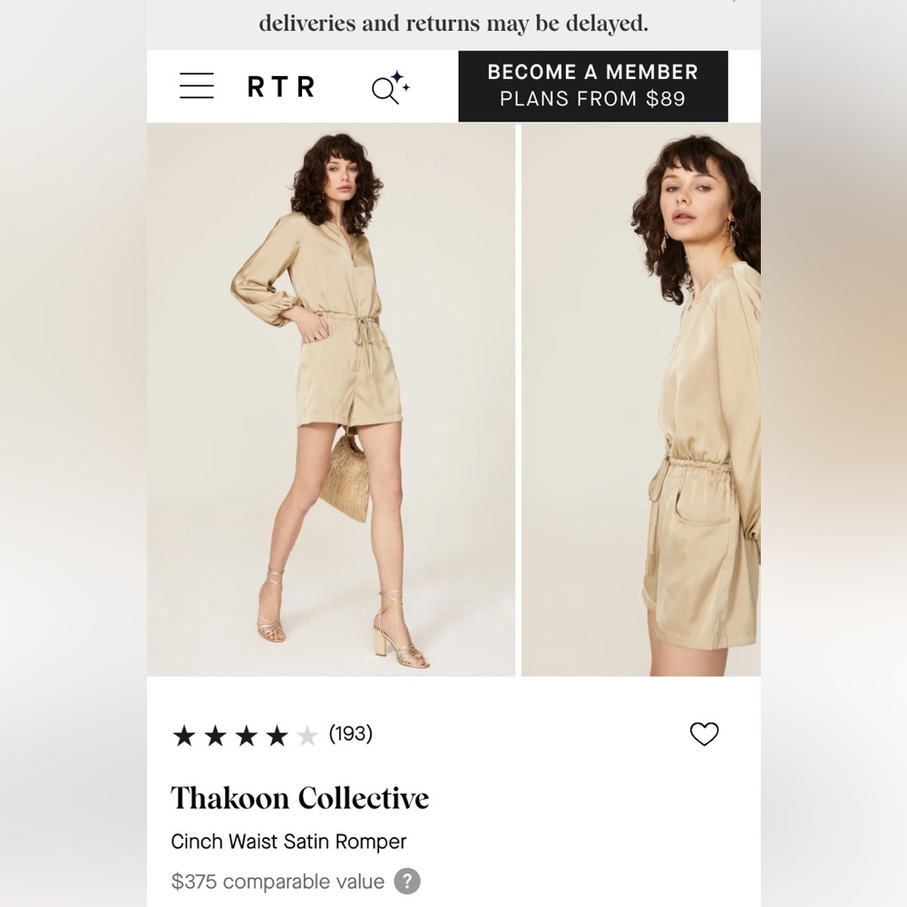 Thakoon Collective Romper (size 6) - Picture 7 of 7